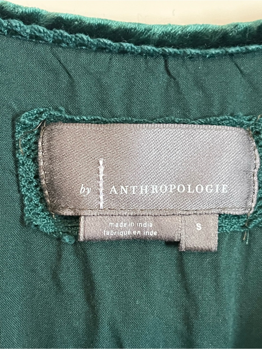 Anthropologie Somerset Dark Green Velvet Maxi Dress - Picture 6 of 6